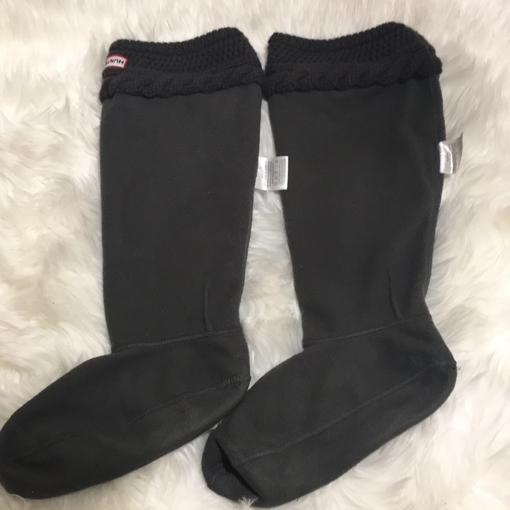 Hunter Dark Gray Rain Boots Socks - Picture 6 of 9